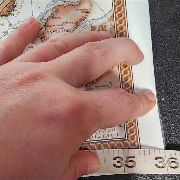 National Geographic The World Wall Map Poster Laminated 36x24 School Educational - Picture 9 of 10